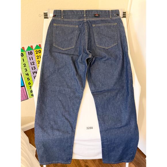 Aramark Men Durable Denim Straight Leg Jeans Size 36 x 34, Blue - Picture 10 of 10